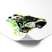 水彩パンダ ポスター (角)