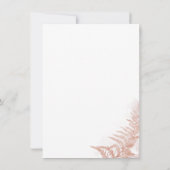 水彩パンパスグラス水彩結婚色 招待状 (裏面)