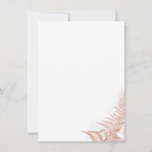 水彩パンパスグラス水彩結婚色 招待状 (裏面)