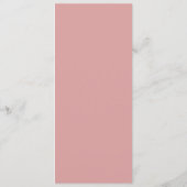 水彩パンパスダスティピンク結婚フローラ メニュー (裏面)