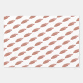 水彩パンパスハンド絵を描パターン ラッピングペーパーシート (正面)