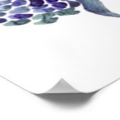 水彩パンプキンアートプリントポスター ポスター (角)