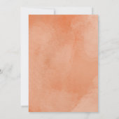 水彩パンプキンパイの友情と感謝祭 招待状 (裏面)