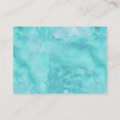 水彩パンプキンボーイおむつラッフルチケット エンクロージャーカード (裏面)