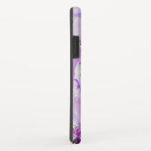 水彩パーソナライズされたピンクタイポグラフィフローラ Case-Mate iPhoneケース (裏面/右)