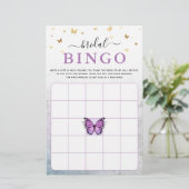 水彩パープルバタフライブライダルシャワーゲーム (スタンド正面)