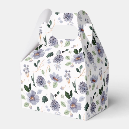 水彩パープルフラワーリーフ フェイバーボックス (裏面サイド)