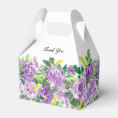 水彩パープルフローラ結婚ズ フェイバーボックス (裏面サイド)