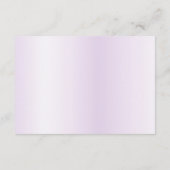 水彩パープルフローラ詳細エンクロージャカード エンクロージャーカード (裏面)