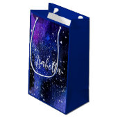 水彩パープルユニバース スモールペーパーバッグ (裏面アングル)