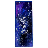 水彩パープルユニバース ワインギフトバッグ (裏面)