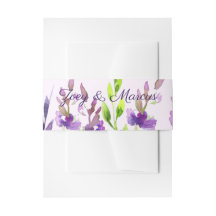 水彩パープルラベンダー