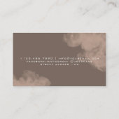 水彩パープルロゴバラ金ゴールドパープルスモーク 名刺 (裏面)