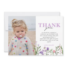 水彩パープルワイルドフラワー