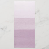 水彩パープル結婚ズ メニュー (裏面)