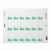 水彩パームズ ラベル (フルシート)