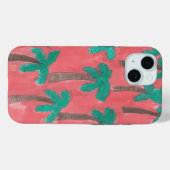 水彩パームツリーパターン Case-Mate iPhoneケース (裏面 (横))