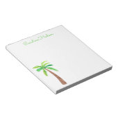 水彩パームツリー ノートパッド (アングル)
