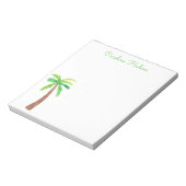 水彩パームツリー ノートパッド (回転)