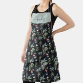 水彩パームパターン エプロン (インサイチュ)