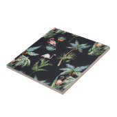 水彩パームパターン タイル (側面)