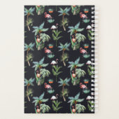 水彩パーム模様 |イニシャル プランナー手帳 (裏面)