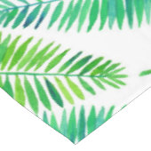 水彩パーム葉のパターン テーブルクロス (アングル)