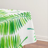 水彩パーム葉のパターン テーブルクロス (インサイチュ)