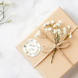 水彩パールとプロセッコの結婚前お祝いギフト ラウンドシール