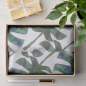 水彩パ素朴ーム葉熱帯 薄葉紙 (ギフト)