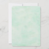 水彩ヒトデと砂ドルシャワー 招待状 (裏面)