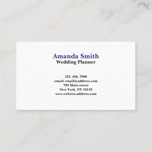 水彩ヒトデリース 名刺 (裏面)