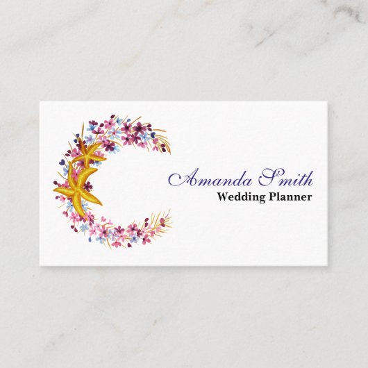 水彩ヒトデリース 名刺 (正面)