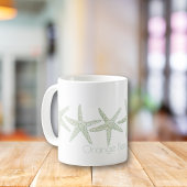 水彩ヒトデ三尾 コーヒーマグカップ