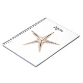 水彩ヒトデ手帳 ノートブック (左側)