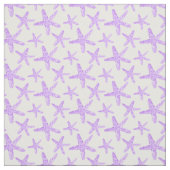 水彩ヒトデ紫紋 ファブリック (見本)