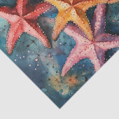 水彩ヒトデ航海のュページ紙 薄葉紙 (詳細)