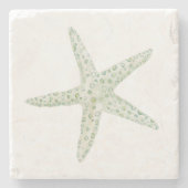 水彩ヒトデ ストーンコースター (正面)