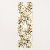 水彩ヒマラヤペルシャブルーポピー ヨガマット (正面)