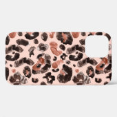 水彩ヒョウアニマルプリント Case-Mate iPhoneケース (裏面 (横))