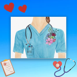 水彩ヒーローナース ポストカード