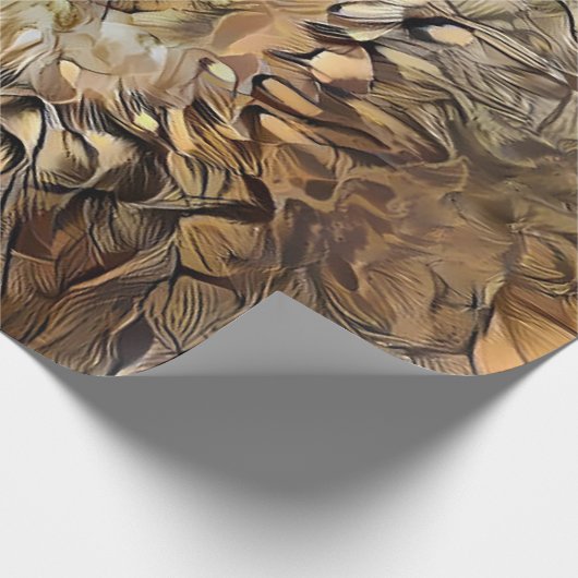 水彩ビッグサンサンヒマワールコレクシエレガントョン ラッピングペーパー (角)