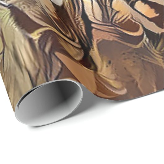 水彩ビッグサンサンヒマワールコレクシエレガントョン ラッピングペーパー (ロールコーナー)