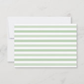 水彩ビッグディル最初の誕生日パーティー サンキューカード (裏面)