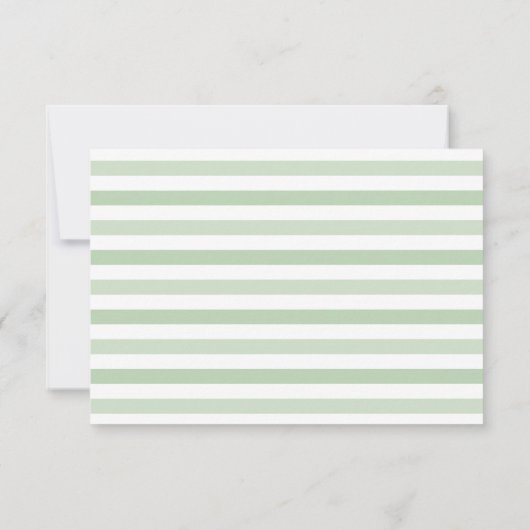 水彩ビッグディル最初の誕生日パーティー サンキューカード (裏面)