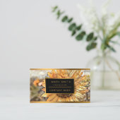 水彩ビッグヒマワリエレガントコレクション 名刺 (スタンド正面)