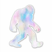 水彩ビッグフットのシール シール (正面)