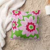 水彩ビッグ開花 クッション (ブランケット)