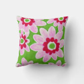 水彩ビッグ開花 クッション (裏面)