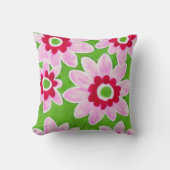 水彩ビッグ開花 クッション (正面)
